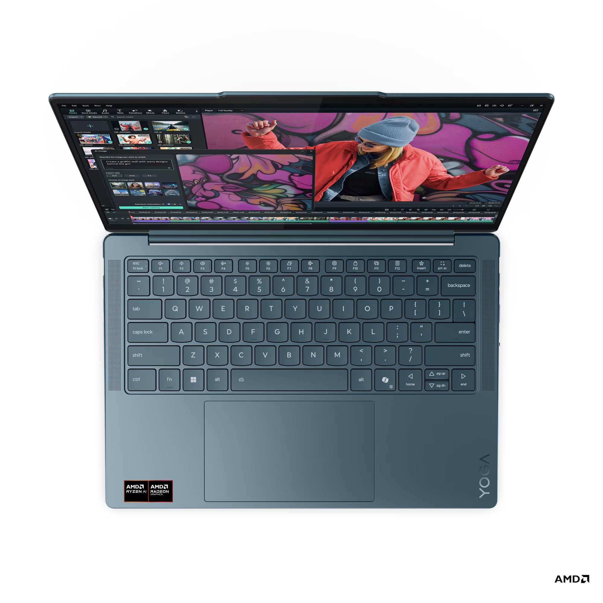 Lenovo Yoga Slim 7/ 14AKP10/ AI7-350/ 14"/ 2880x1800/ 16GB/ 1TB/ AMD int/ W11H/ Tidal Teal/ 3R On-Site 