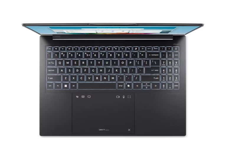 Acer Swift Go 16 AI/ SFG16-I71-75VK/ U7-355/ 16"/ WUXGA/ 16GB/ 512GB/ Intel int/ W11H/ Gray/ 2R 