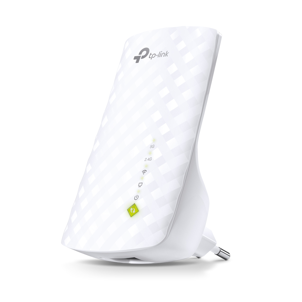 TP-Link RE200 AC750 Dual Band Wifi Range Extender/ AP, 3 interné antény, 1x10/ 100 RJ45, power schedule