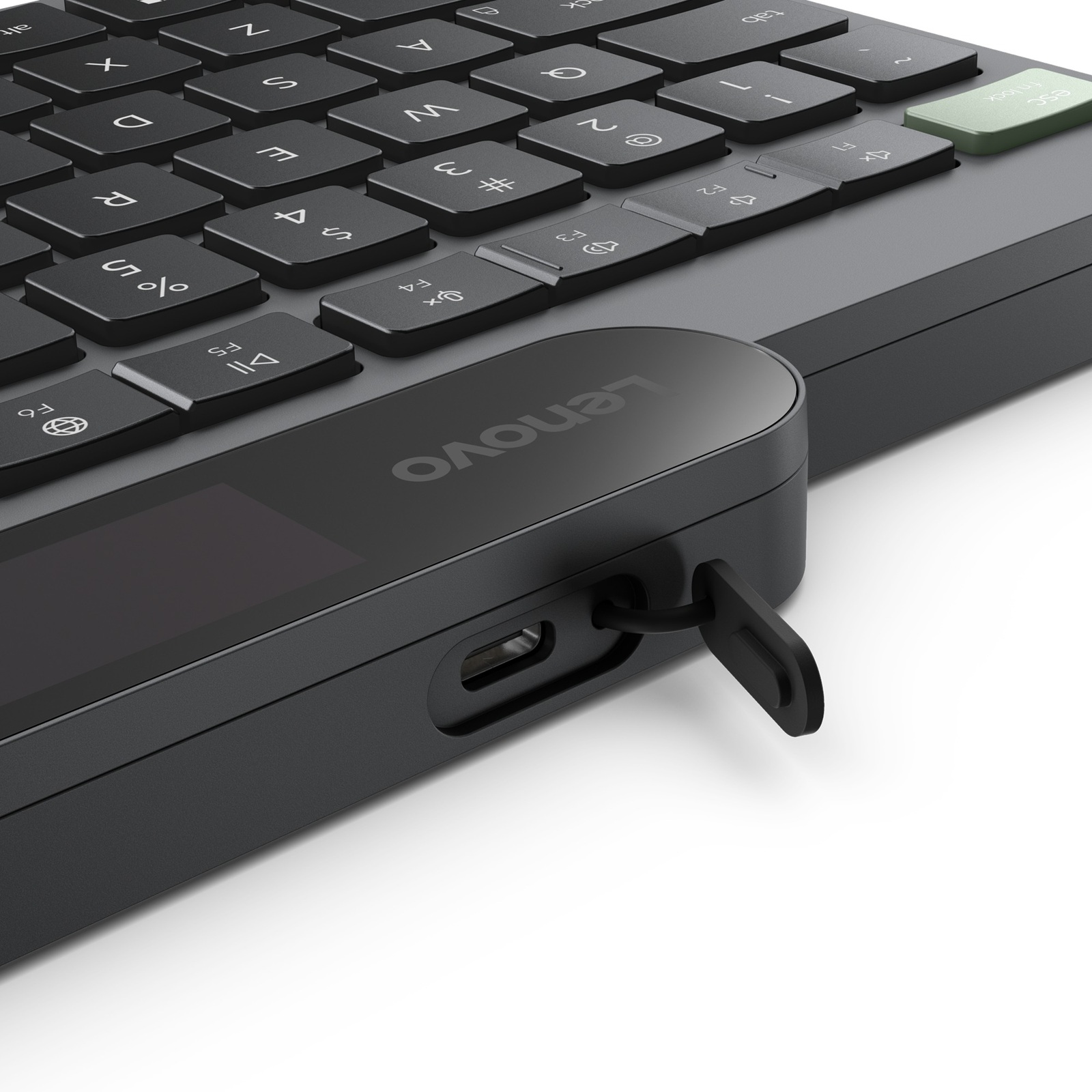 Lenovo Self-Charging Bluetooth Keyboard-Czech/ Bezdrátové Bluetooth/ CZ/ Černá 