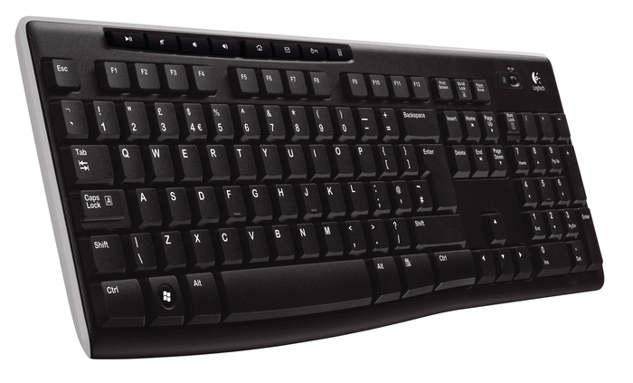 Logitech K270/ Bezdrôtová USB/ CZ- SK layout/ Čierna 