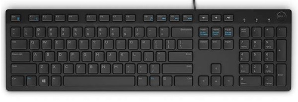 Dell KB216/ Drôtová USB/ US layout/ Čierna