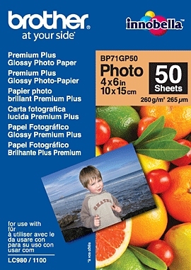 BP71GP50, 50 listů, 10x15cm Premium Glossy, 260g