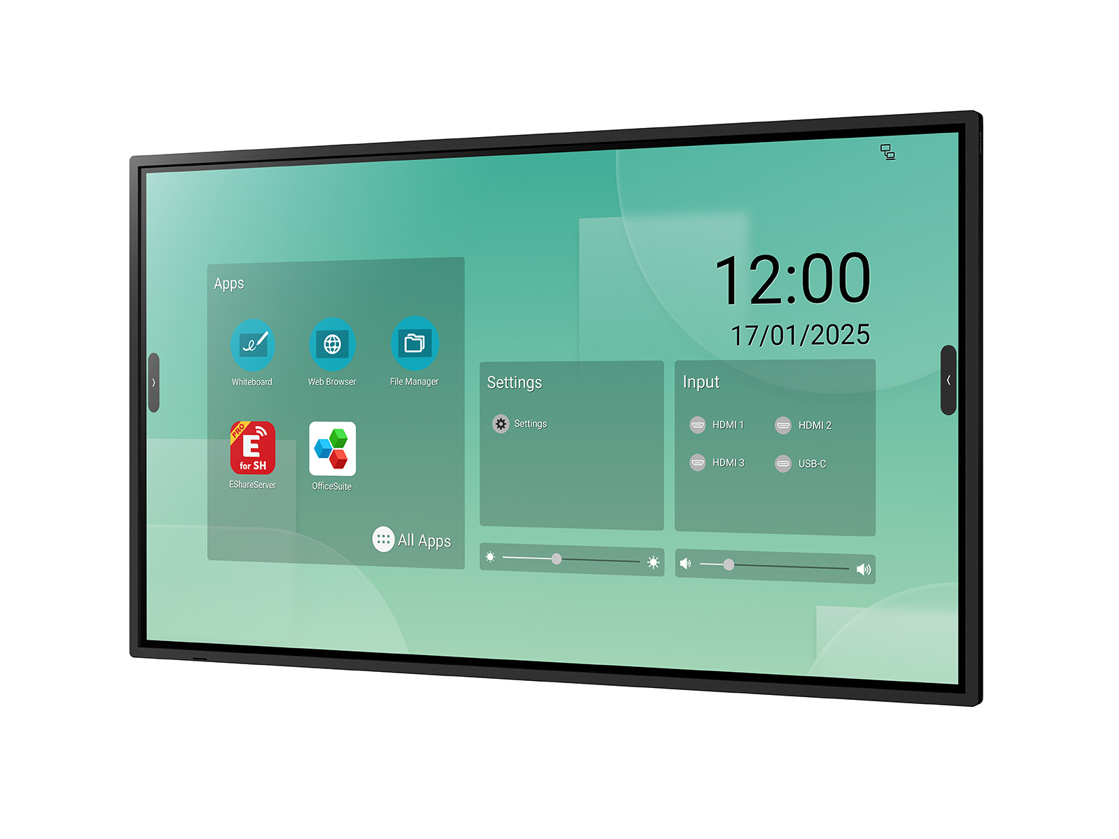 55" LED SHARP LM551, 3840x2160, 500cd, Touch 