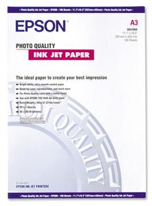 EPSON A3, Photo Quality Inkjet Paper (100listov)