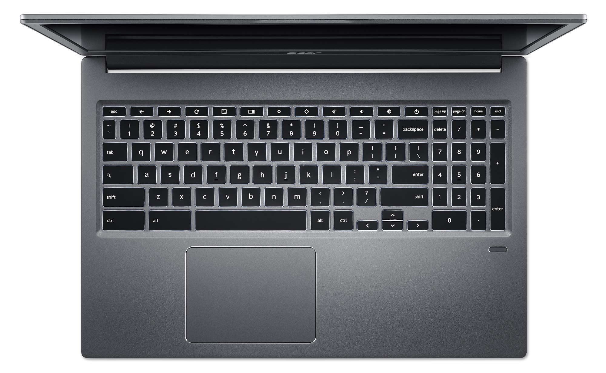 Acer Chromebook/ 715/ i3-8130U/ 15, 6"/ FHD/ 8GB/ 128GB eMMC/ UHD 620/ Chrome/ Gray/ 2R 