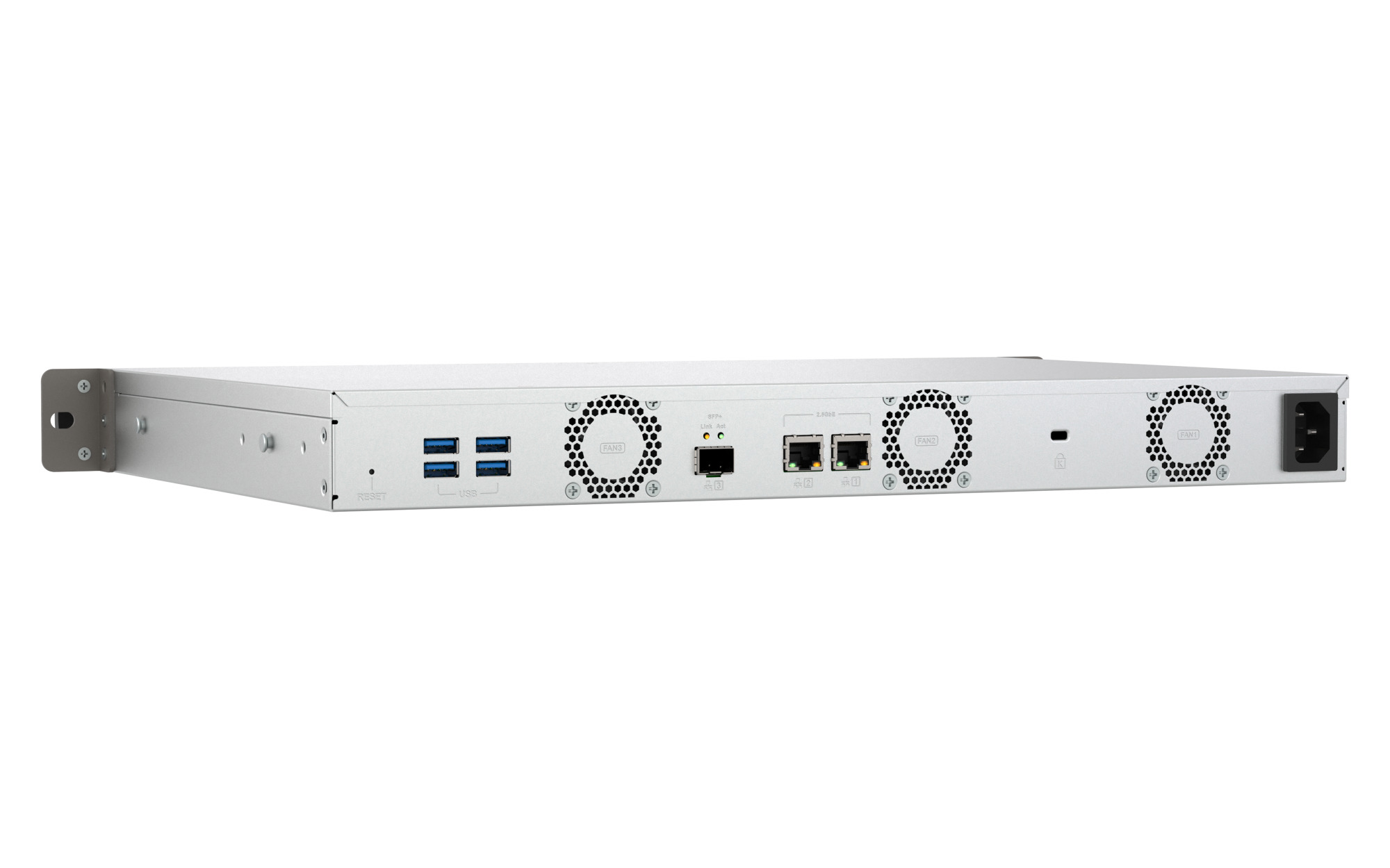 QNAP TS-432XeU-4G (4core ARM, 4GB RAM, 4x SATA, 2x 2, 5GbE, 1x 10GbE SFP+, malá hĺbka) 