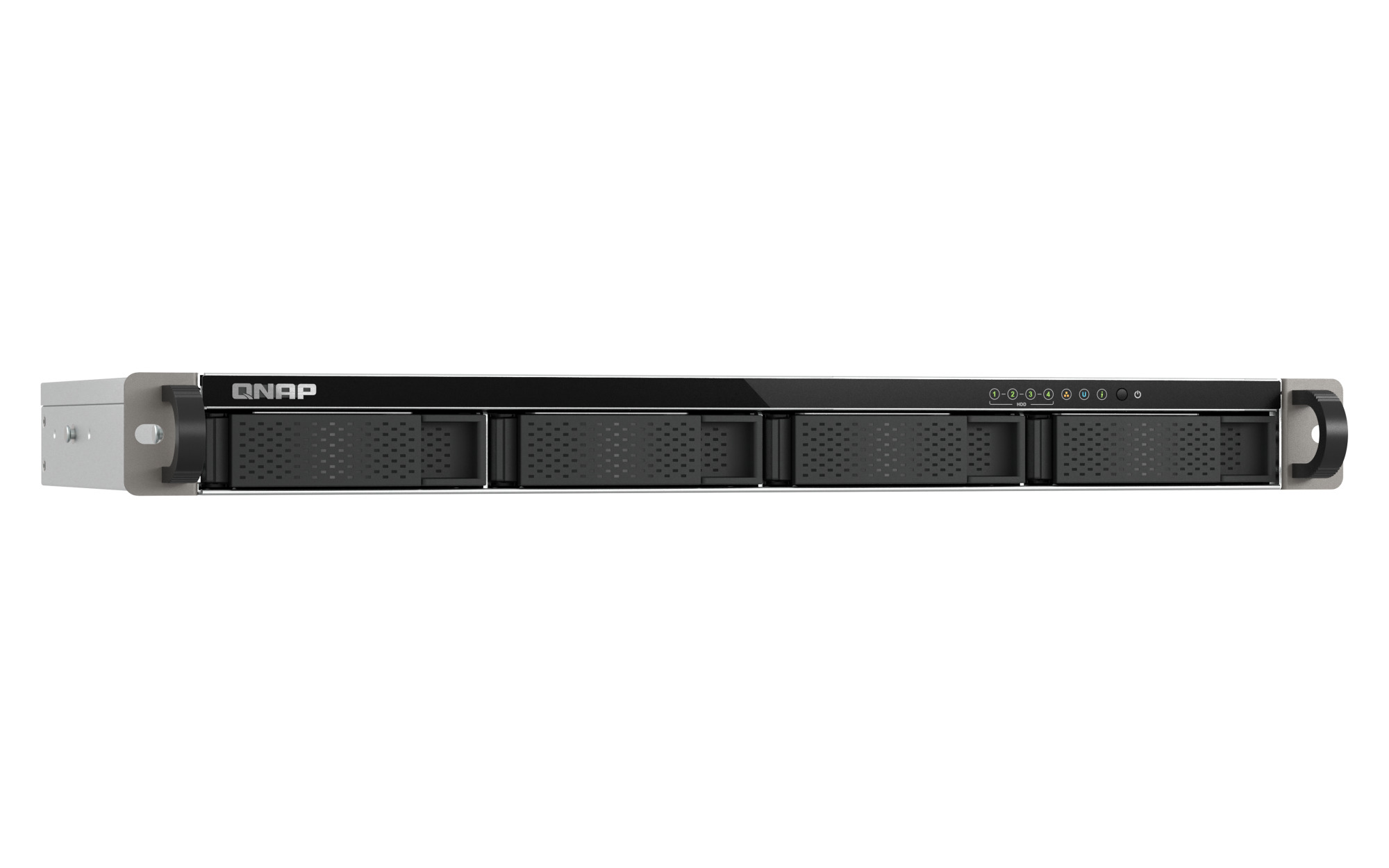 QNAP TS-432XeU-4G (4core ARM, 4GB RAM, 4x SATA, 2x 2, 5GbE, 1x 10GbE SFP+, malá hĺbka) 