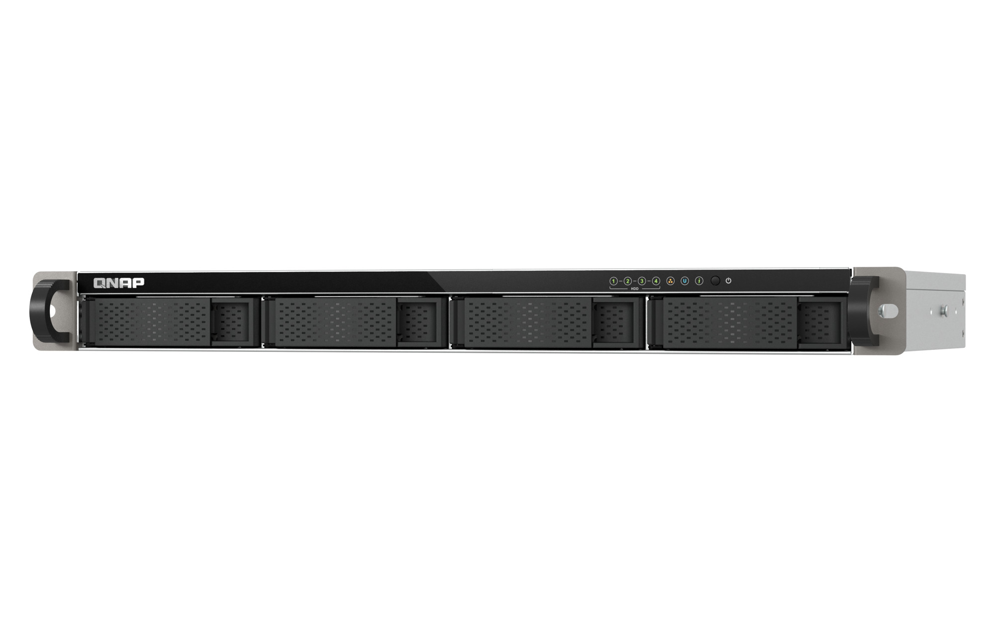 QNAP TS-432XeU-4G (4core ARM, 4GB RAM, 4x SATA, 2x 2, 5GbE, 1x 10GbE SFP+, malá hĺbka) 