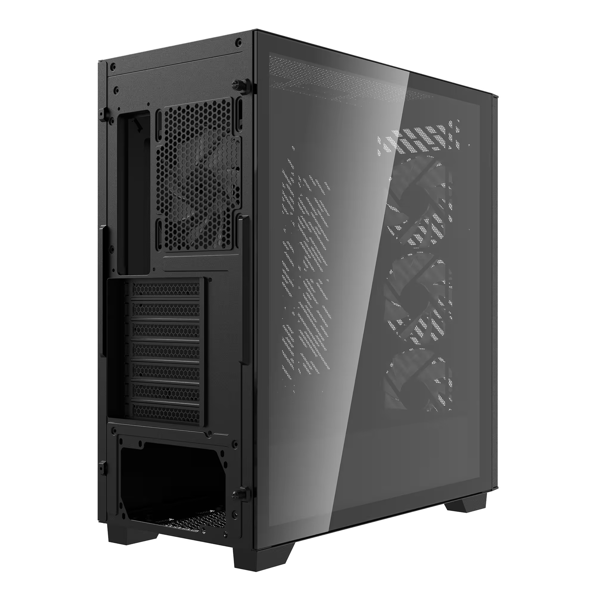 Adata XPG VALOR AIR PRO/ Midi Tower/ Transpar./ Čierna 