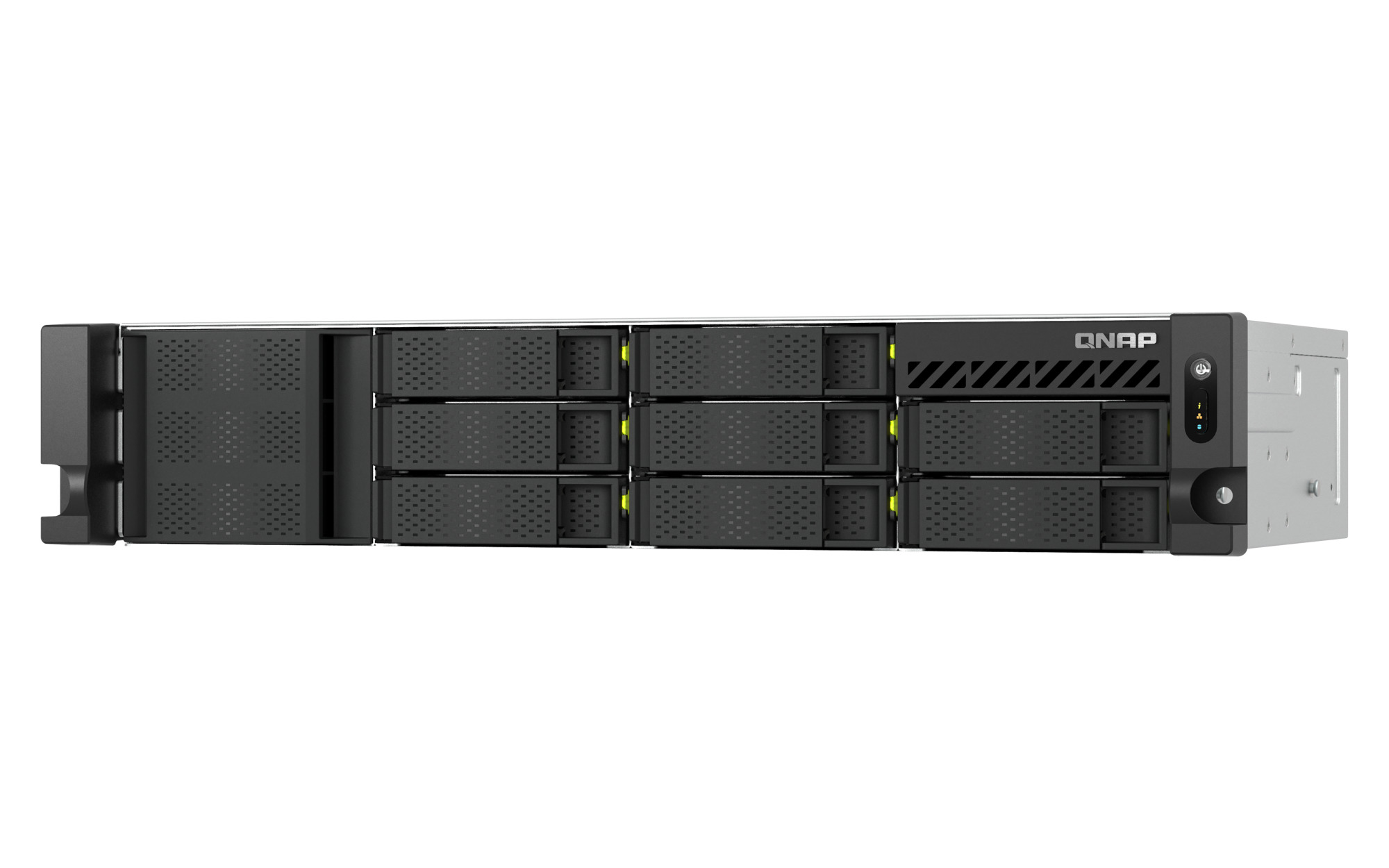 QNAP TS-h1065eU-RP-8G (Intel 4core, ZFS, 8GB DDR5 RAM, 8x SATA + 2x E1.S, 1x PCIe, 2x 2, 5GbE) 
