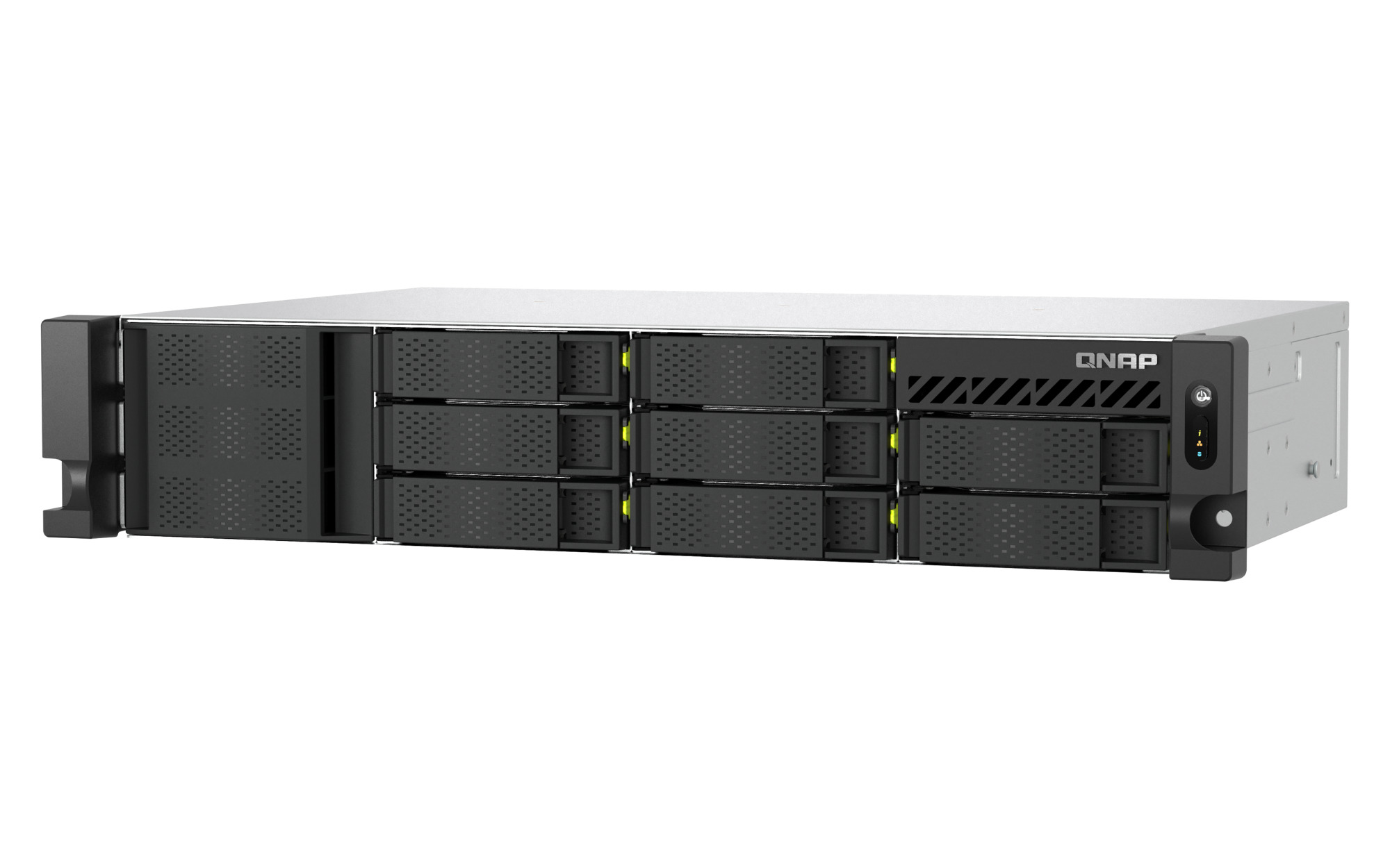 QNAP TS-h1065eU-RP-8G (Intel 4core, ZFS, 8GB DDR5 RAM, 8x SATA + 2x E1.S, 1x PCIe, 2x 2, 5GbE) 