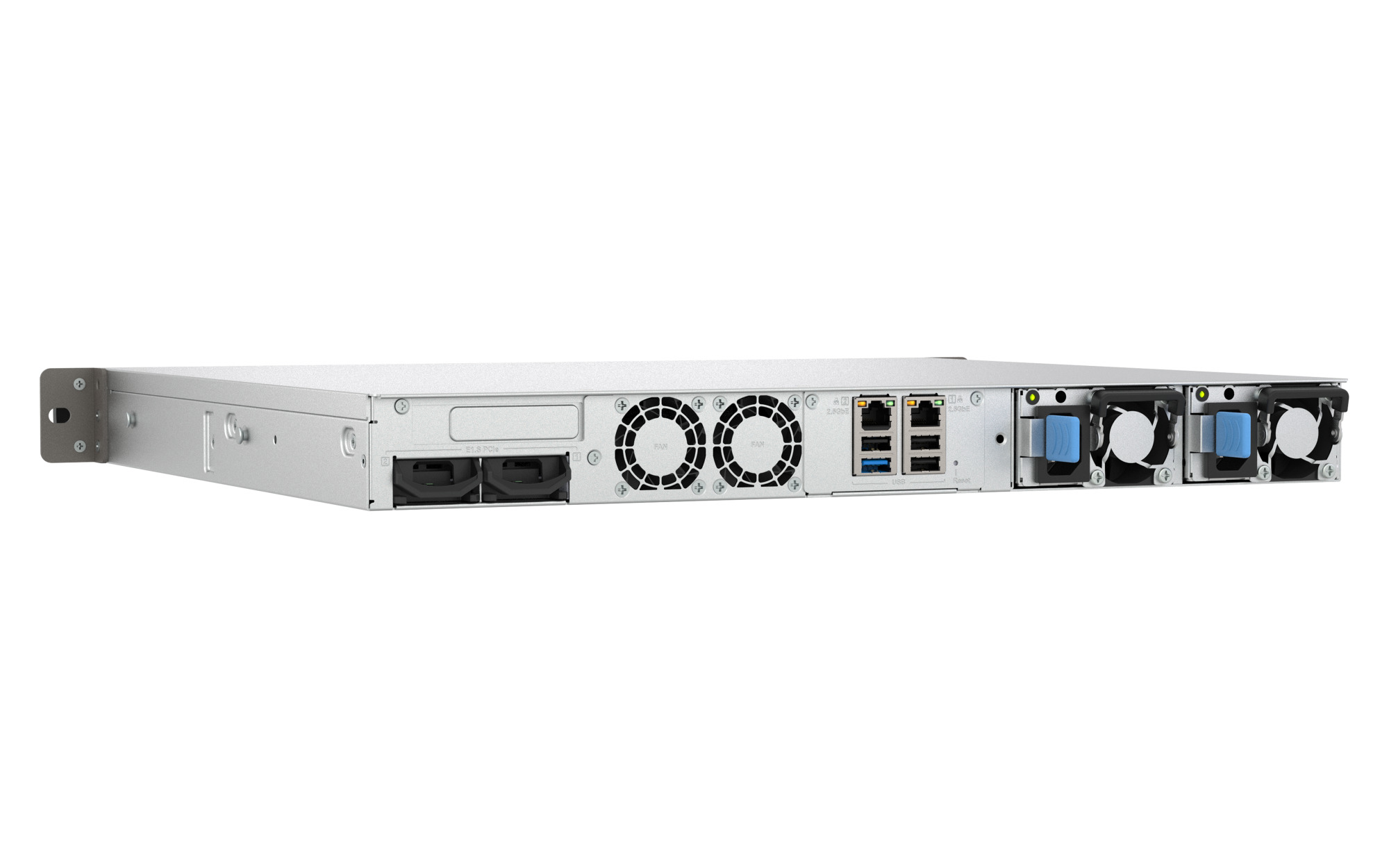 QNAP TS-h665U-RP-8G (Intel 4core, ZFS, 8GB DDR5 RAM, 4x SATA + 2x E1.S, 1x PCIe, 2x 2, 5GbE) 