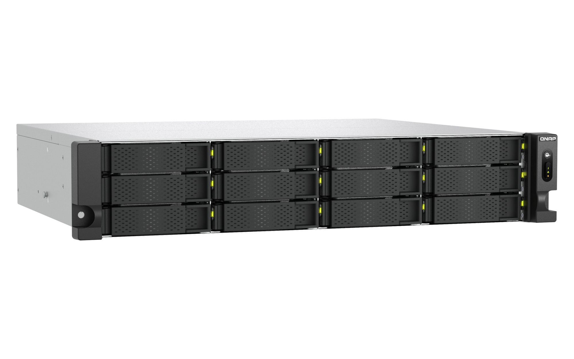 QNAP TS-h1465U-RP-8G (Intel 4core, ZFS, 8GB DDR5 RAM, 12x SATA + 2x E1.S, 1x PCIe, 2x 2, 5GbE) 