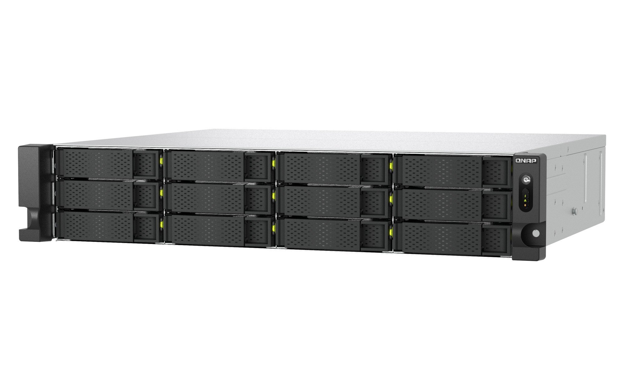 QNAP TS-h1465U-RP-8G (Intel 4core, ZFS, 8GB DDR5 RAM, 12x SATA + 2x E1.S, 1x PCIe, 2x 2, 5GbE) 