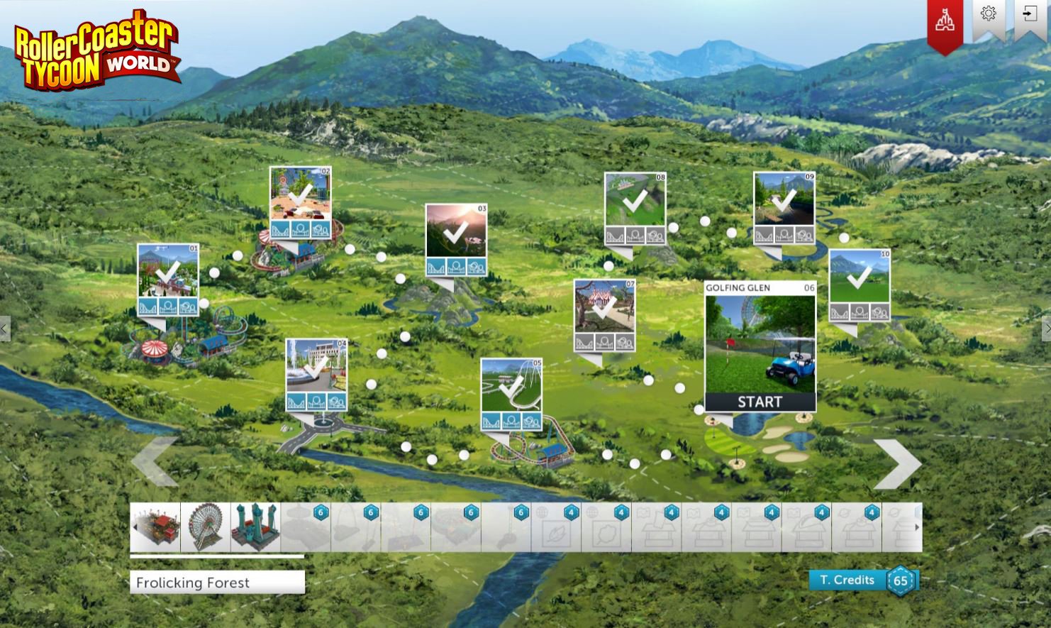 ESD RollerCoaster Tycoon World 