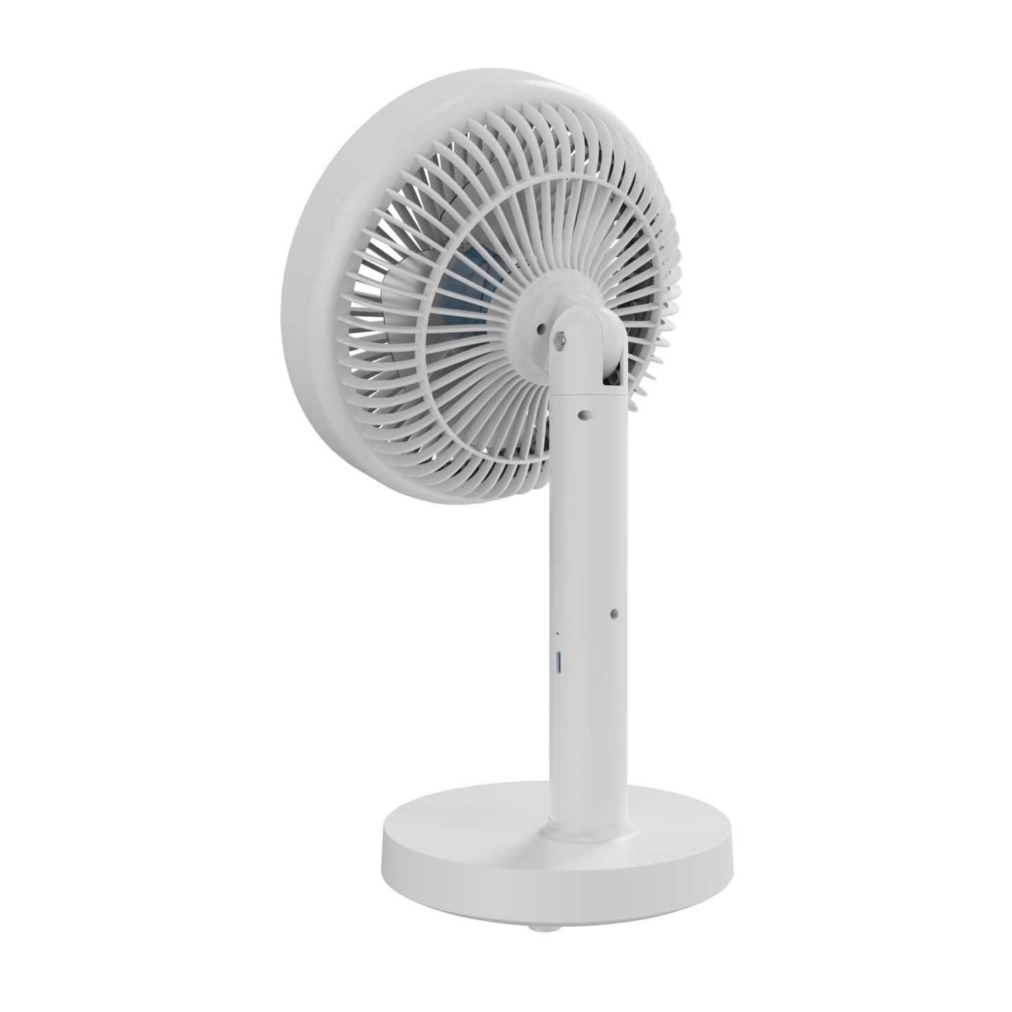 Platinet PRDF0576 stolný ventilátor 12, 5 cm, odnímateľná základňa, akumulátor 1800 mAh, biela-šedá 
