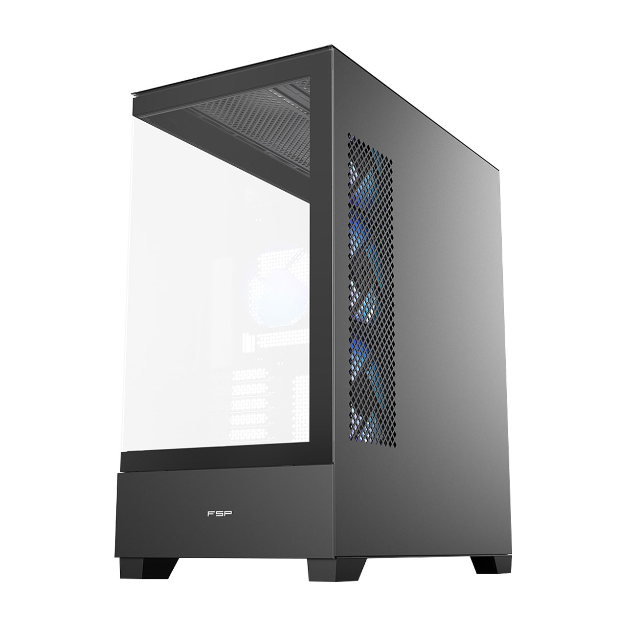 FSP M370-BA/ Midi Tower/ Transpar./ Čierna 