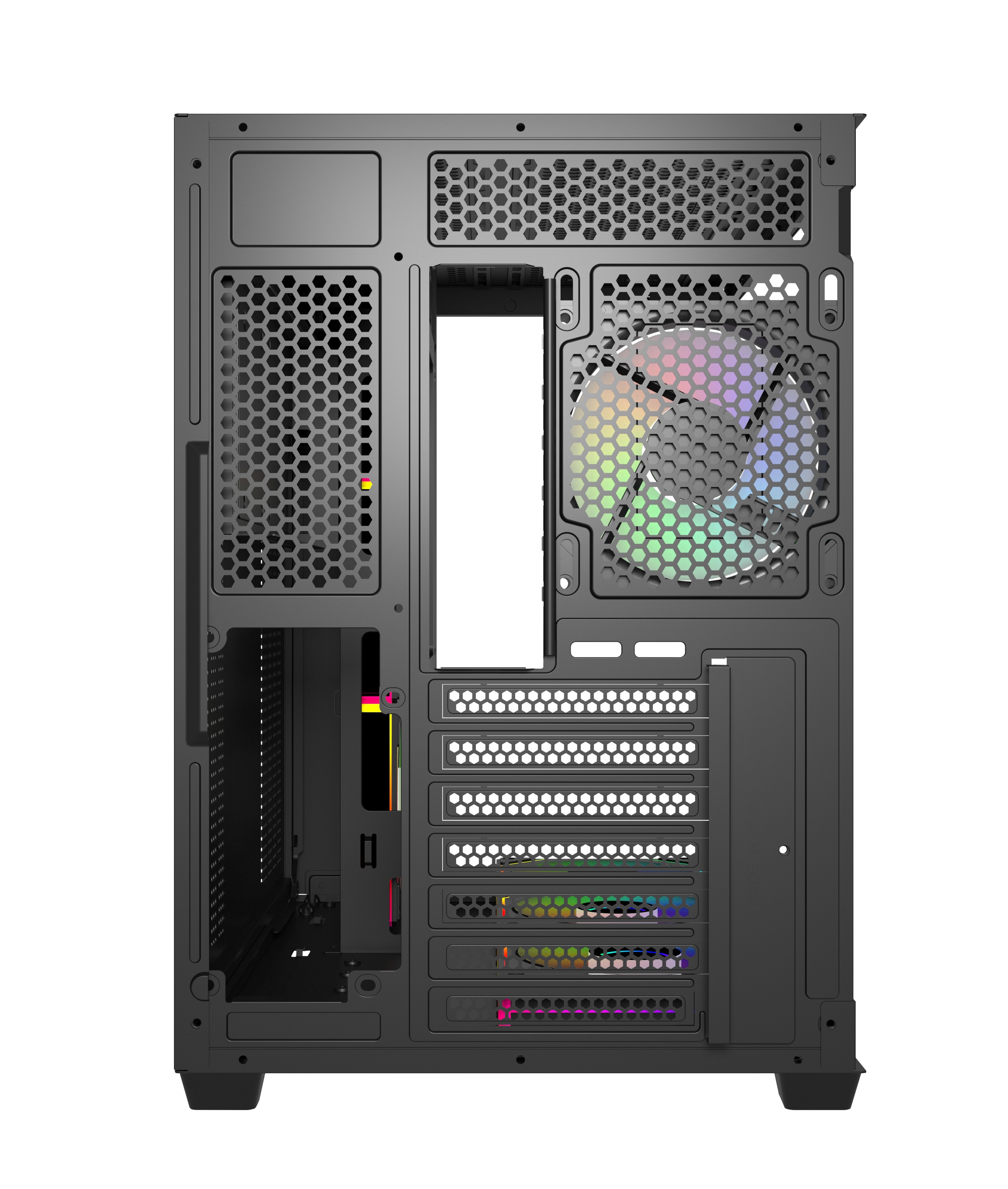 FSP M341-BA/ Midi Tower/ Transpar./ Čierna 