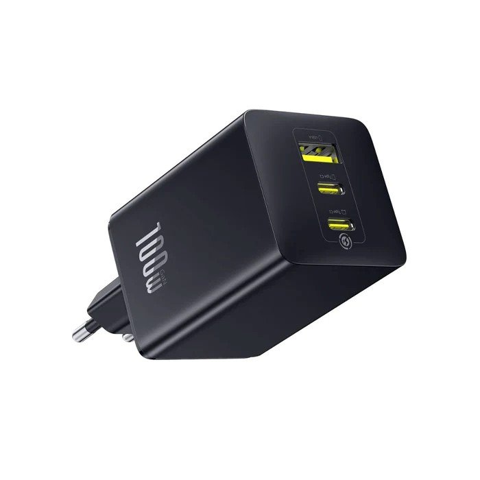 Baseus EnerFill FE11 Fast Nabíjačka USB-A + USB-C + USB-C 100W Cosmic Black 