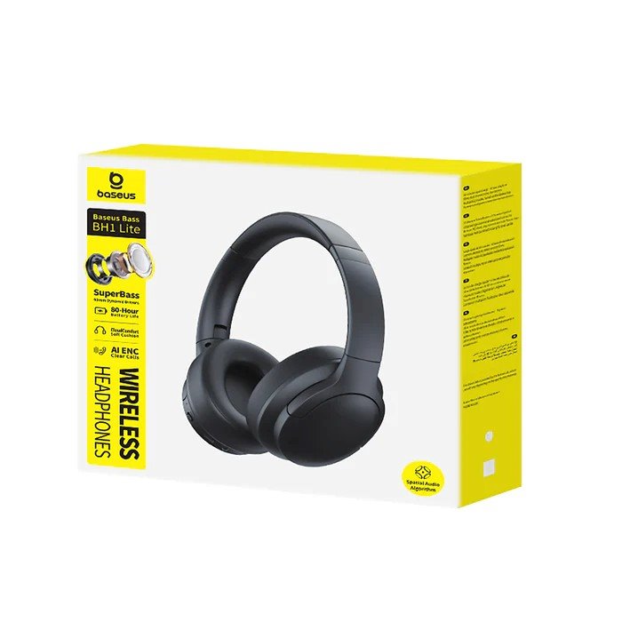 Baseus Bass BH1 Lite Bezdrôtové Slúchadlá Cosmic Black 