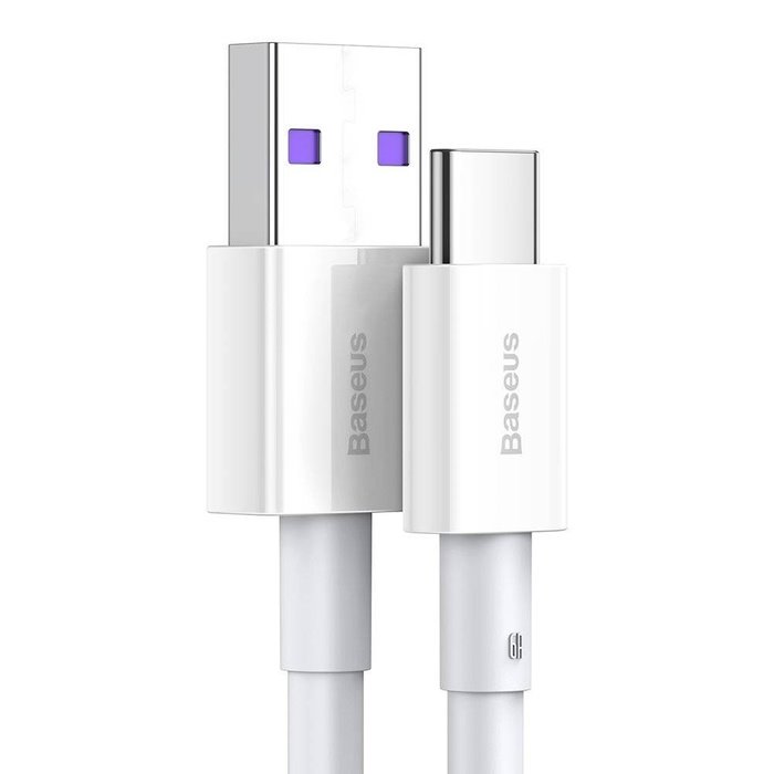 Baseus Superior Series Fast Charging Dátový Kábel USB-A - USB-C 66W 2m White 