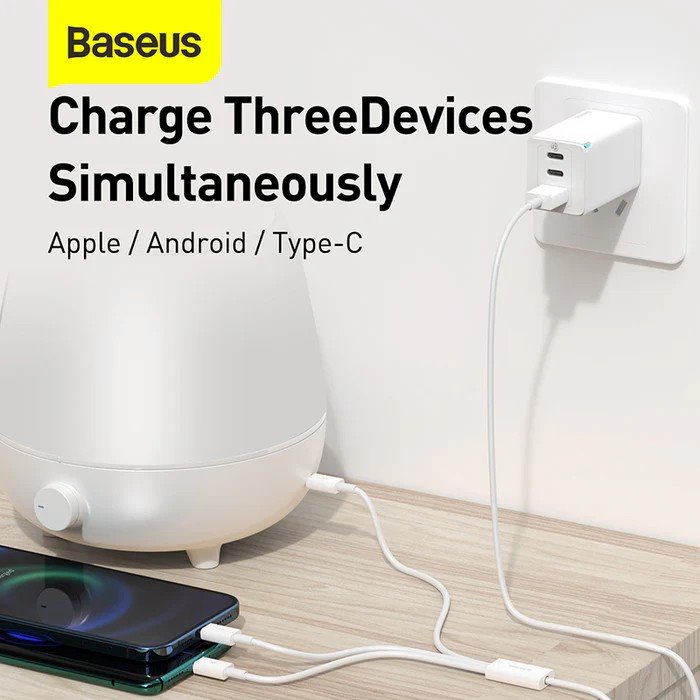 Baseus Superior Series Fast Charging Dátový Kábel USB-A - USB-C/ microUSB/ Lightning 3.5A 0.5m Stellar 