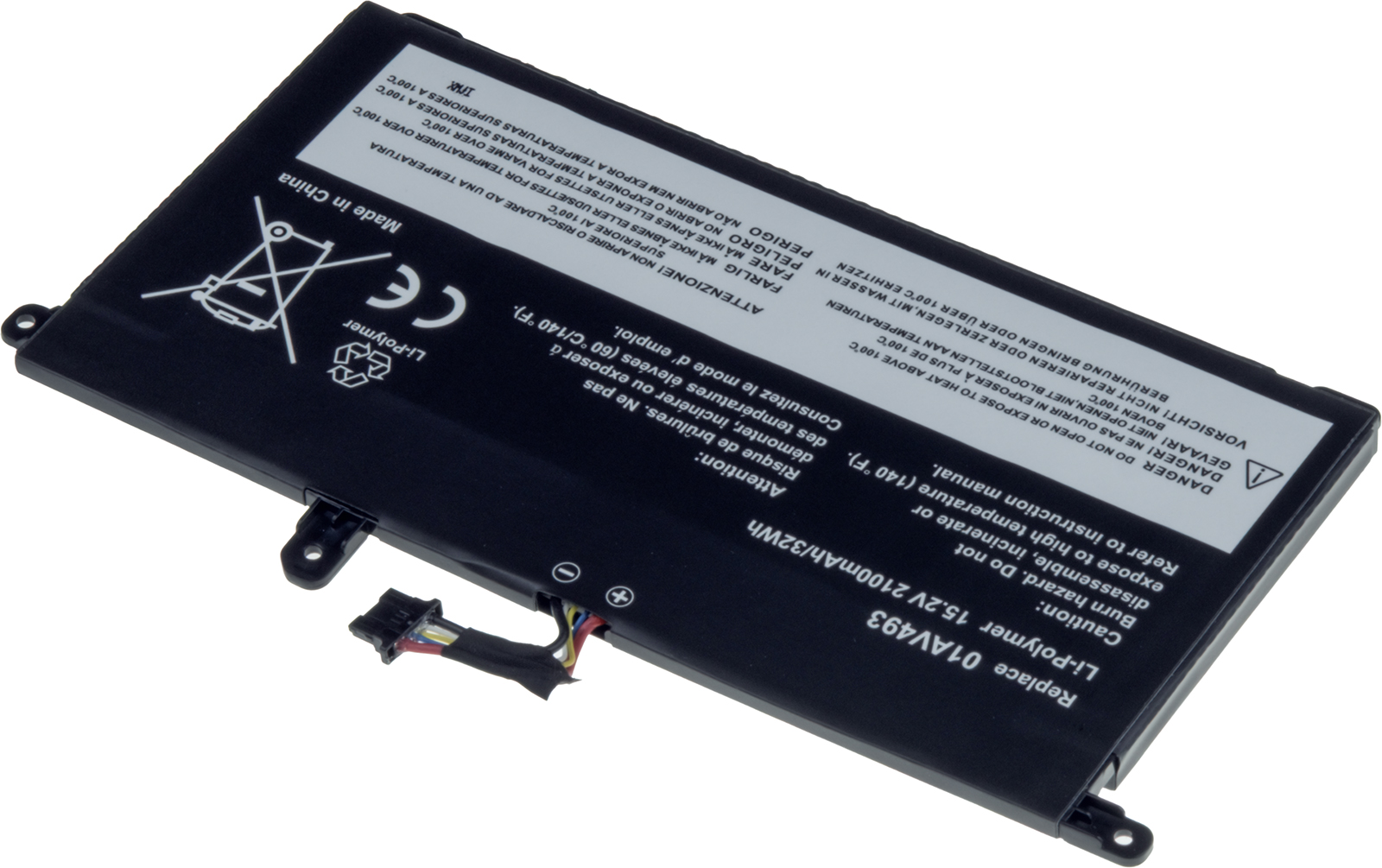 Batéria T6 Power pre Lenovo ThinkPad T570, T580, P51s, P52s, internal, 2100mAh, 32Wh, 4cell 
