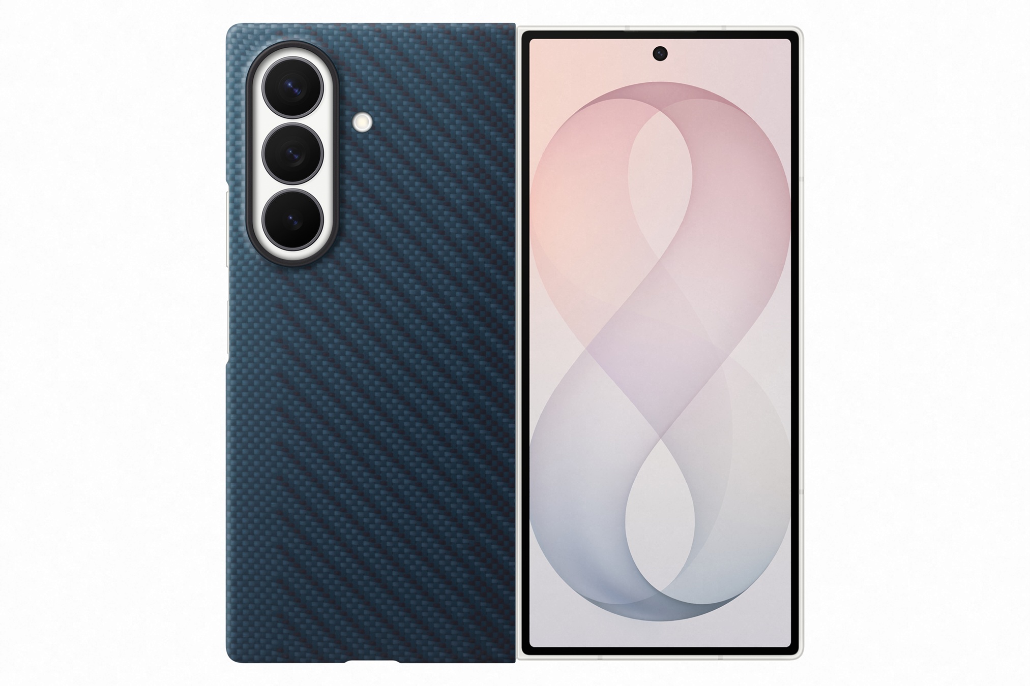 Samsung Karbónový kryt s magnetom pre Galaxy Z Fold8 Ultra, Blue 