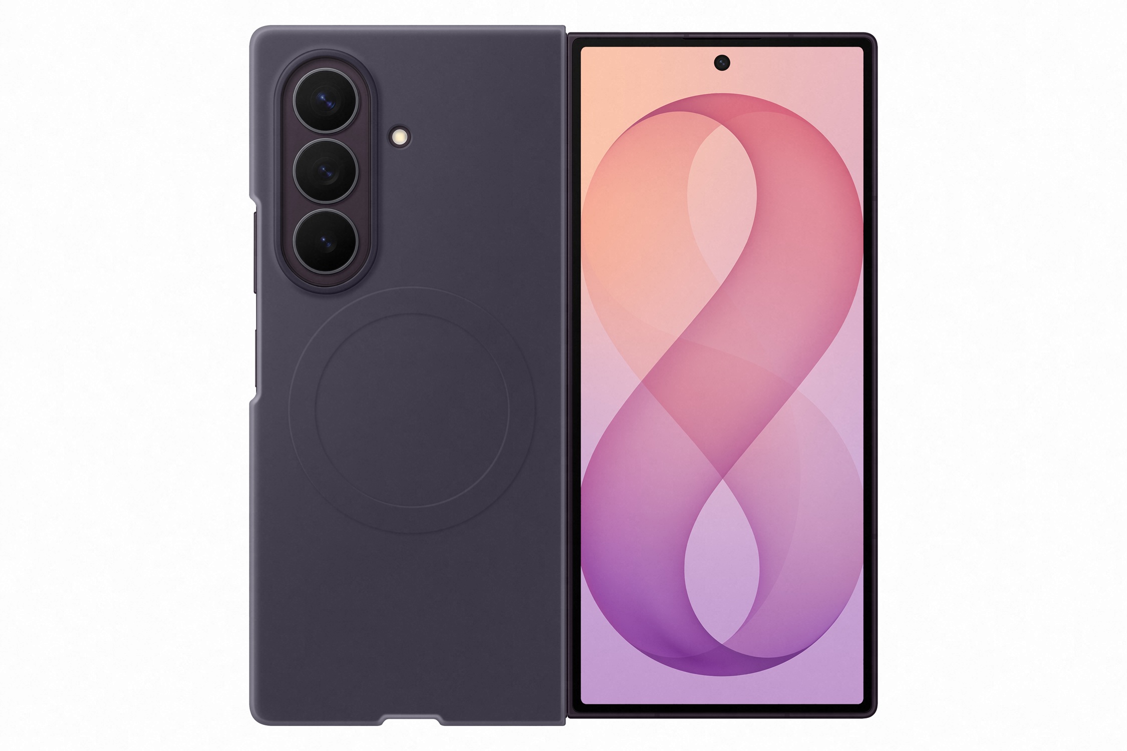 Samsung Silikónový kryt s magnetom pre Galaxy Z Fold8 Ultra, Violet Shadow 
