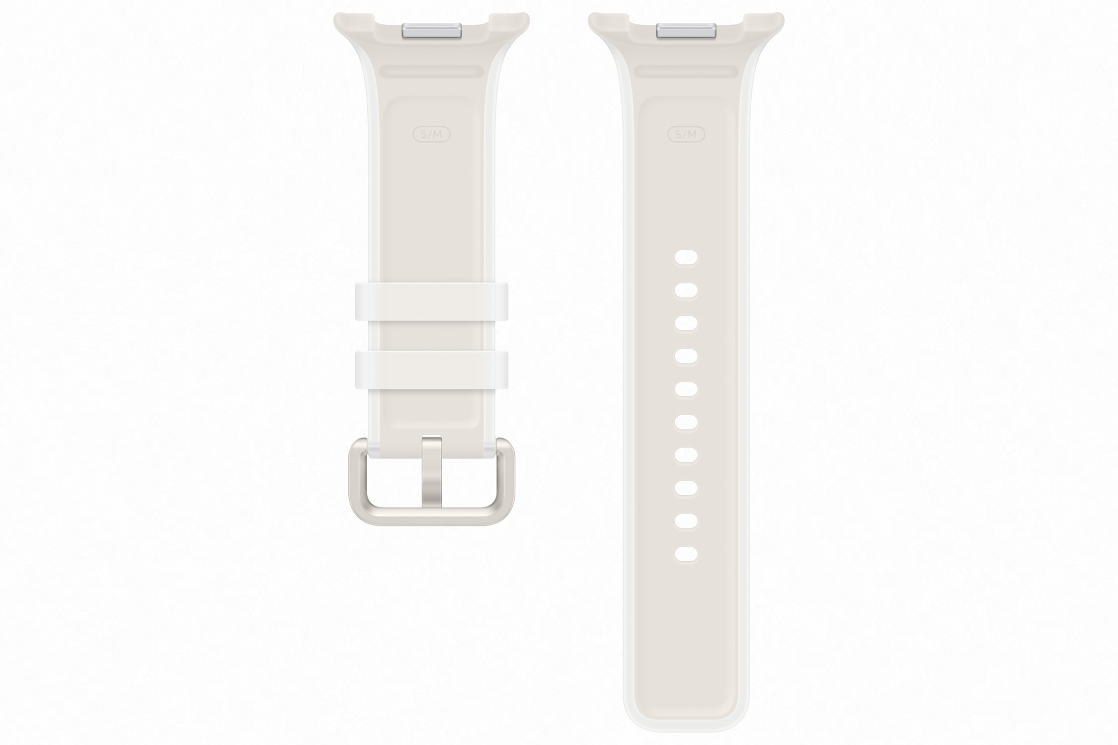 Samsung Ľahký silikónový remienok (veľkosť S/ M) Watch9 Cream 