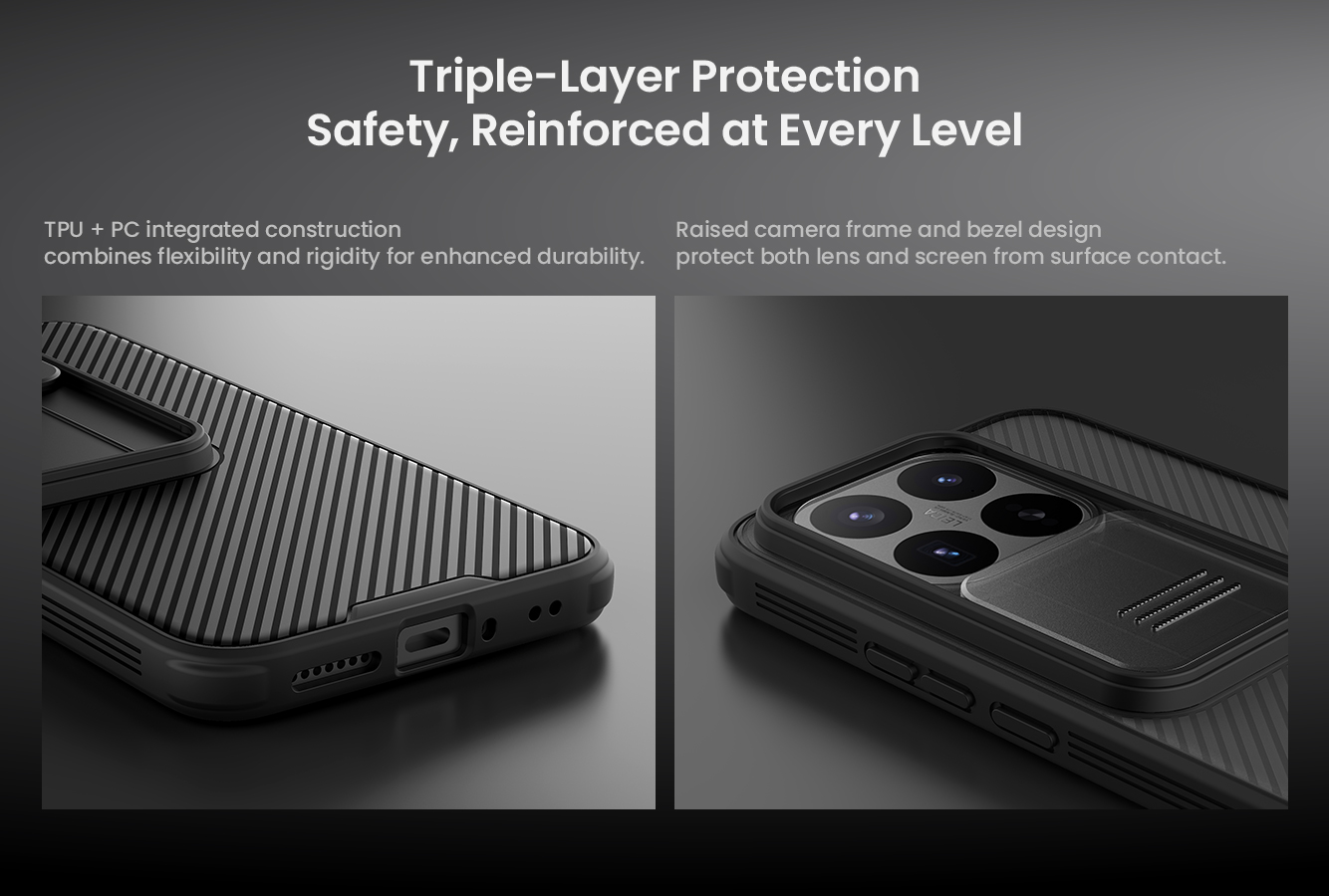 Nillkin CamShield PRO Zadný Kryt pre Xiaomi 17T Pro Black 