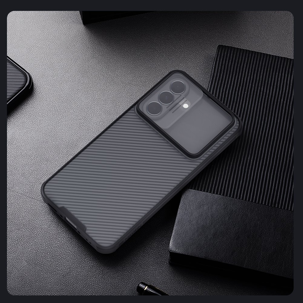 Nillkin CamShield PRO Zadný Kryt pre Samsung Galaxy A37 Transparent Black 