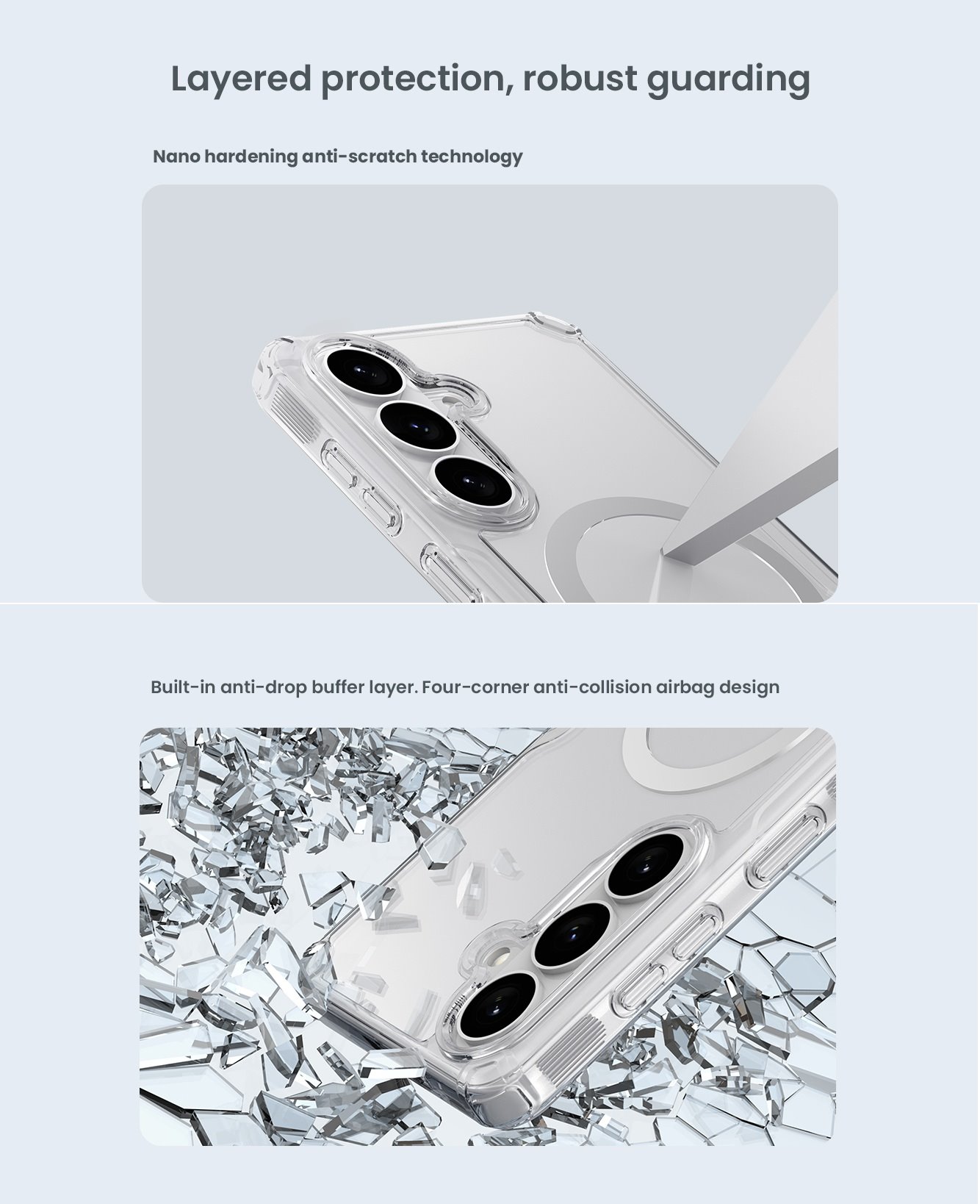 Nillkin Nature TPU PRO Magnetic Kryt pre Samsung Galaxy S26+ Transparent 