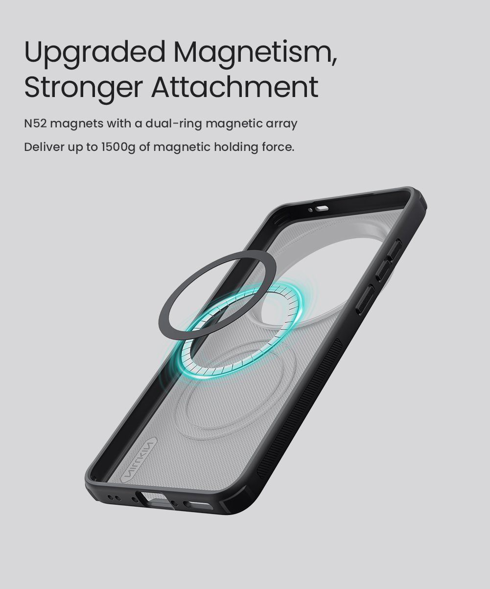 Nillkin Super Frosted PRO Magnetic Zadný Kryt pre Vivo X300 Ultra Black 
