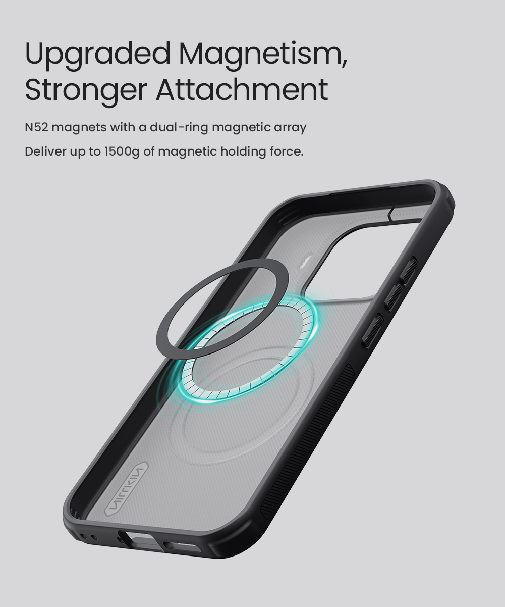 Nillkin Super Frosted PRO Magnetic Zadný Kryt pre Xiaomi 17T Black 