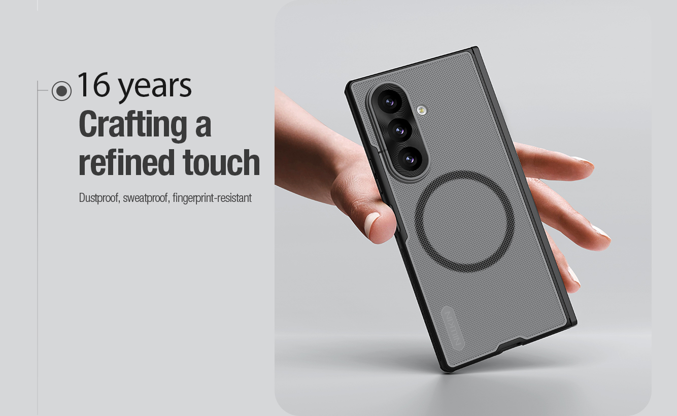 Nillkin Super Frosted FOLD Magnetic Zadný Kryt pre Samsung Galaxy Z Fold 8 Ultra Black 