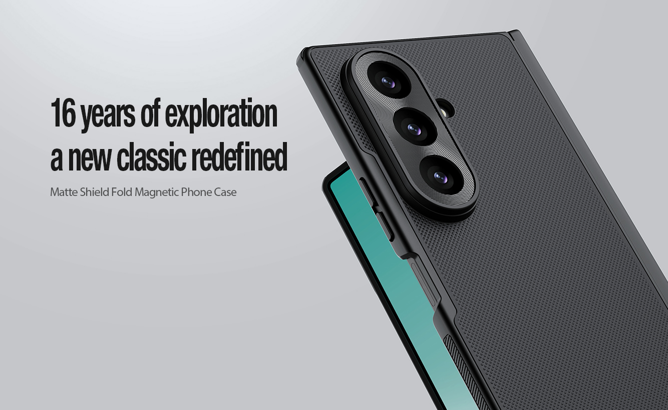Nillkin Super Frosted FOLD Magnetic Zadný Kryt pre Samsung Galaxy Z Fold 8 Ultra Black 
