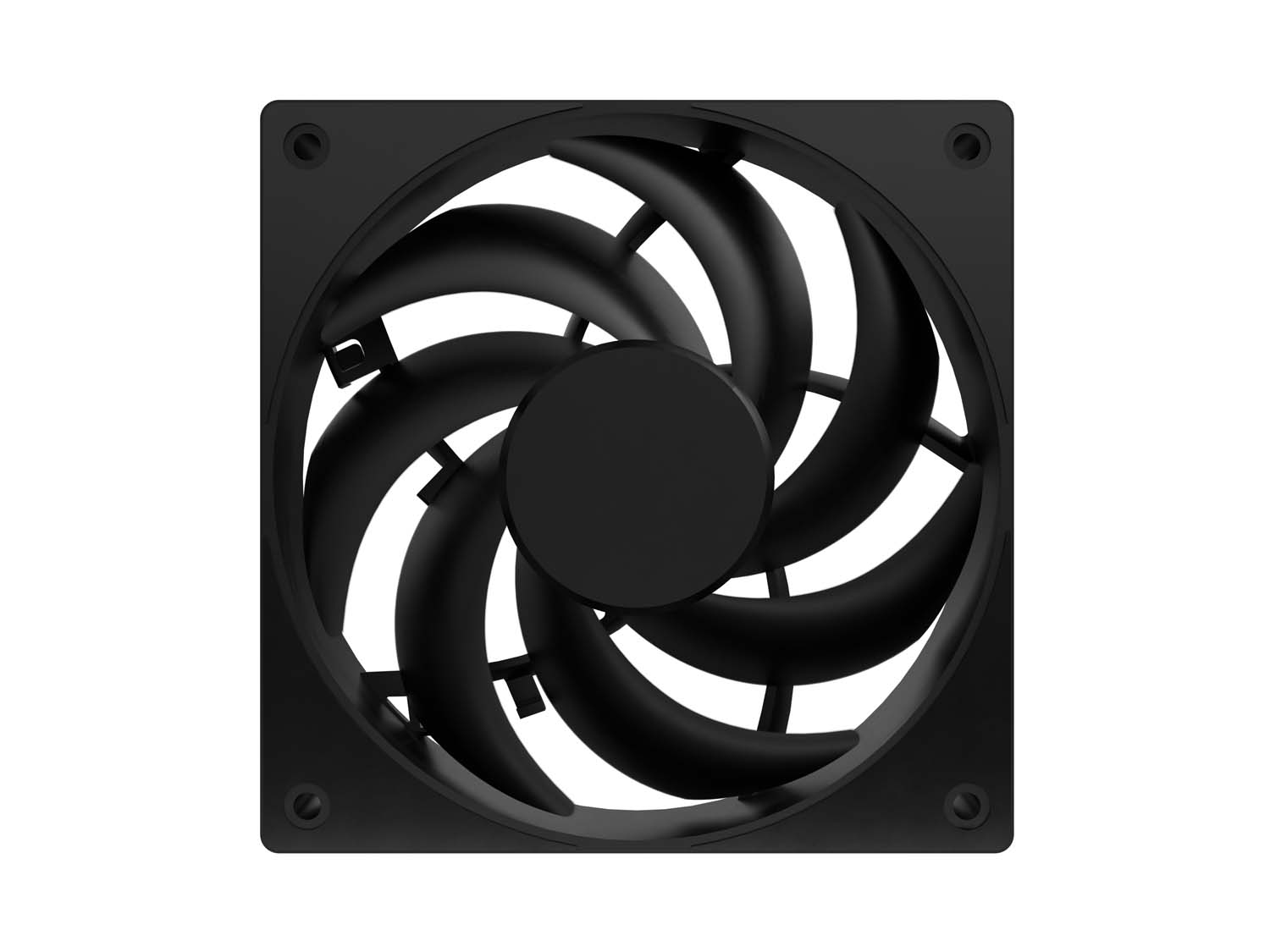 Ventilátor FURY SAI S12 PWM, 3-Pack, Čierny 