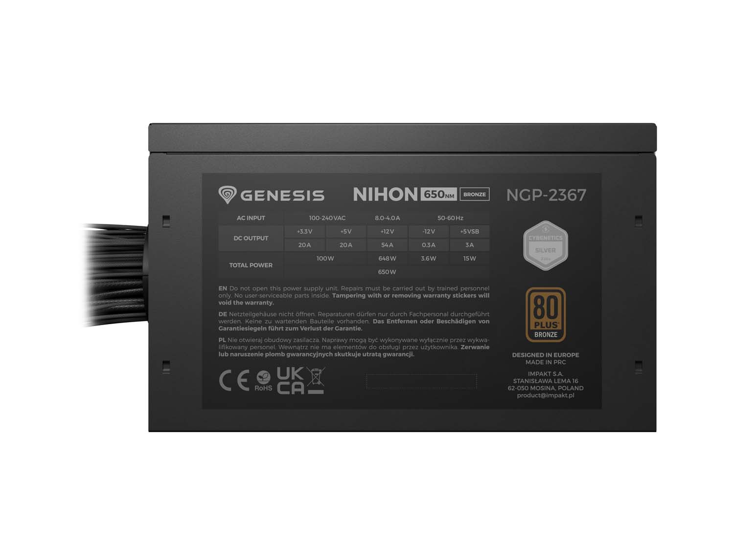 Ventilátor FURY SAI S12 ARGB PWM, Biely 