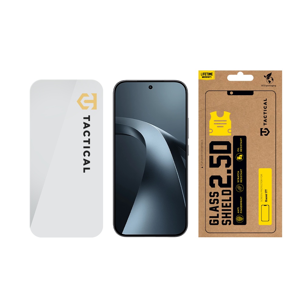 Tactical Glass Shield 2.5D sklo pre Xiaomi 17T Clear 