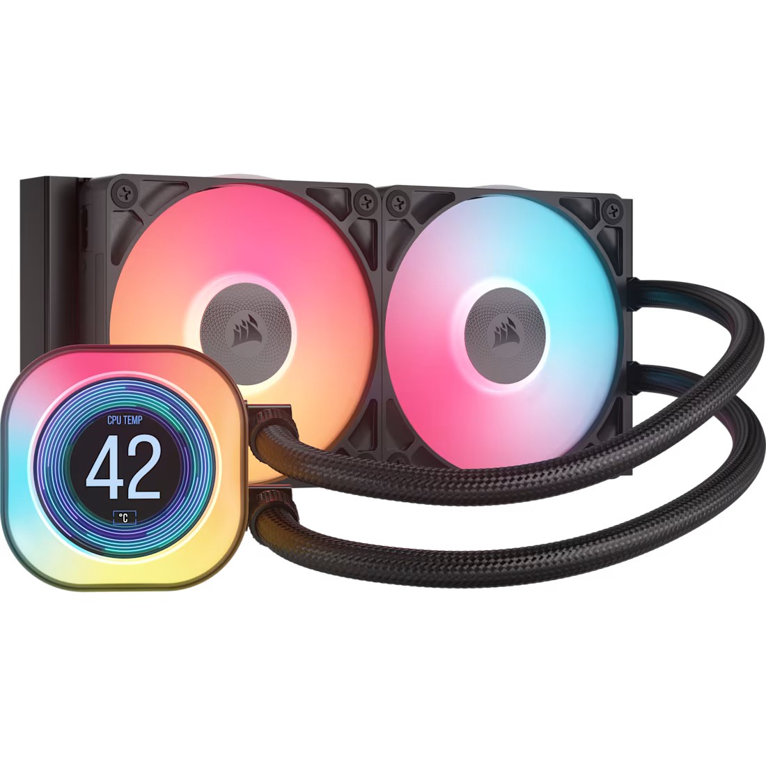 CORSAIR iCUE LINK TITAN 240 RX RGB AIO LCD, 240mm 