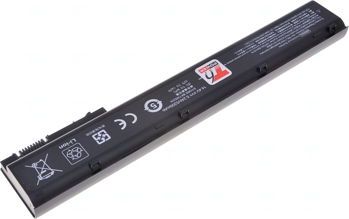 Batéria T6 Power HP ZBook 15 G1, 15 G2, ZBook 17 G1, 17 G2, 5200mAh, 75Wh, 8cell 