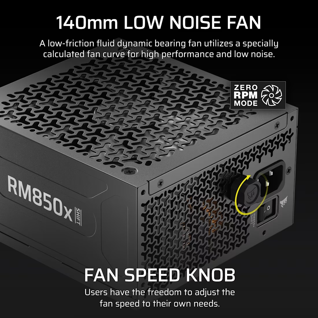 CORSAIR RM850x SHIFT 80+ GOLD, MODULAR 