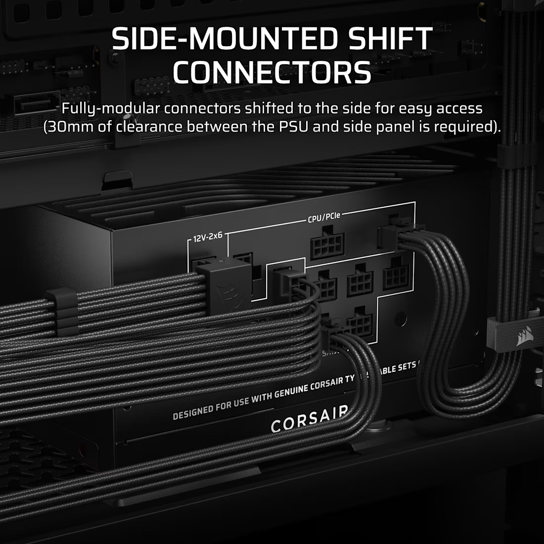 CORSAIR RM1000x SHIFT 80+ GOLD, MODULAR 