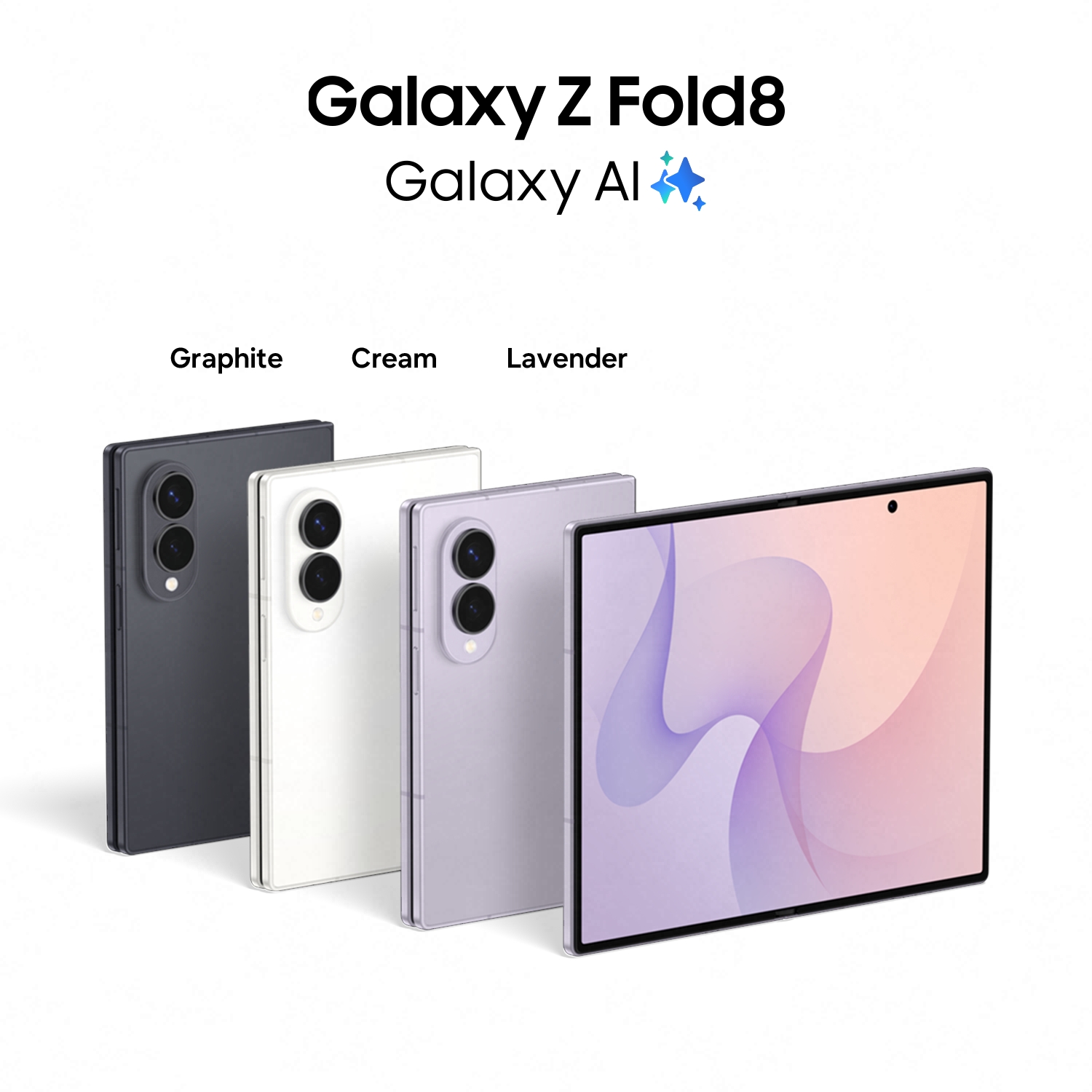 Samsung Galaxy Z Fold 8/ 12GB/ 256GB/ Cream 