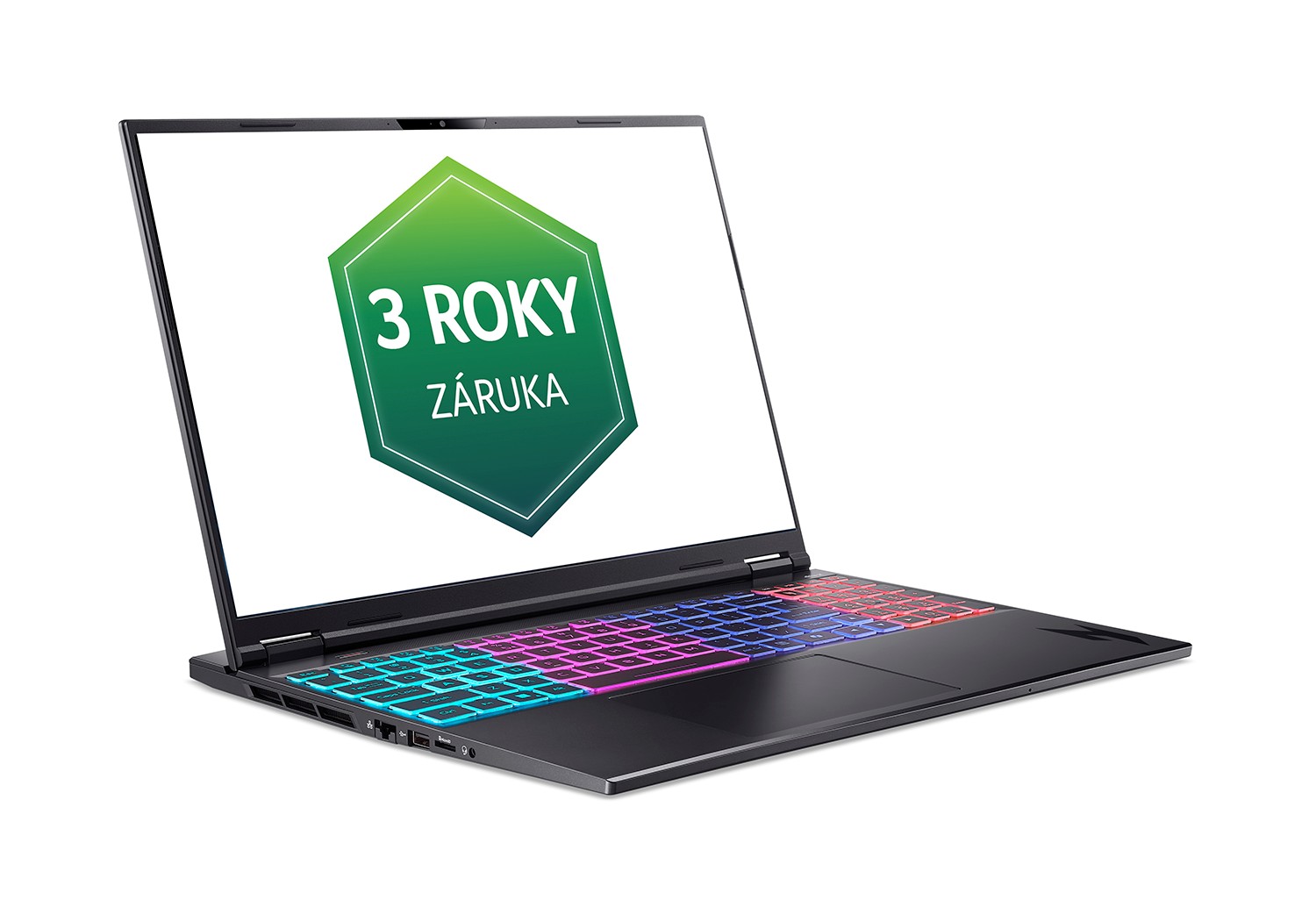 Acer Nitro 16S AI/ AN16S-61-R8NW/ AI9-365/ 16"/ 2560x1600/ 32GB/ 1TB/ RTX 5070Ti/ bez OS/ Black/ 2R 