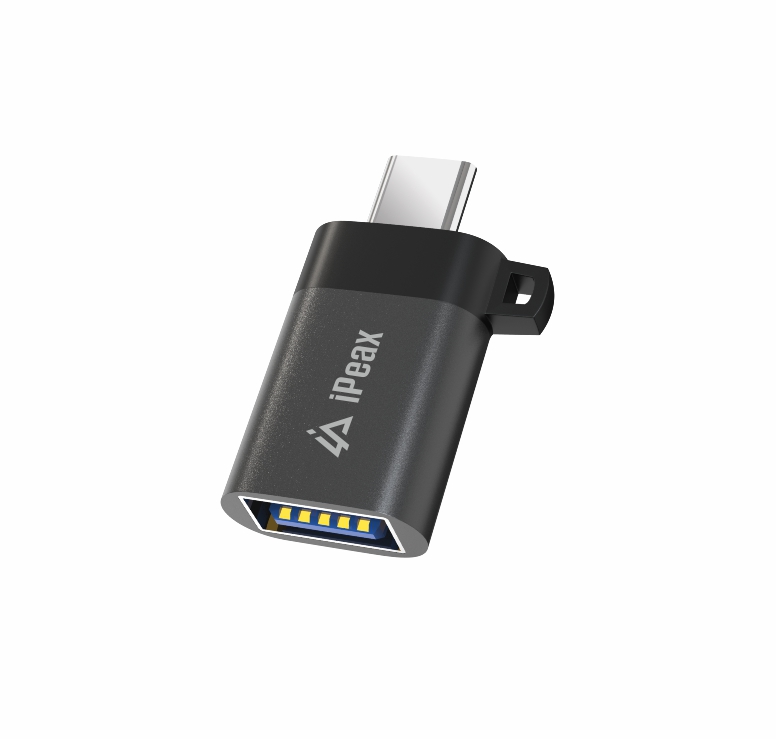 ADAPTÉR OTG USB-C / USB-A (samica) ČIERNY 