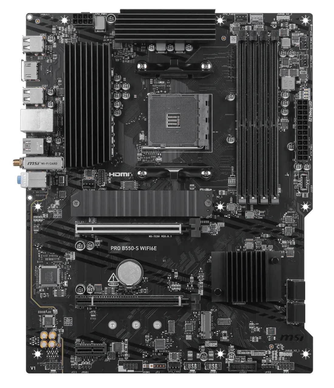 MSI PRO B550-S WIFI6E/ AM4/ ATX 