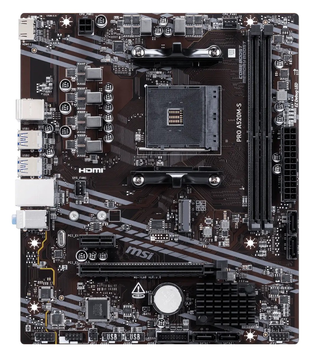 MSI PRO A520M-S/ AM4/ mATX 